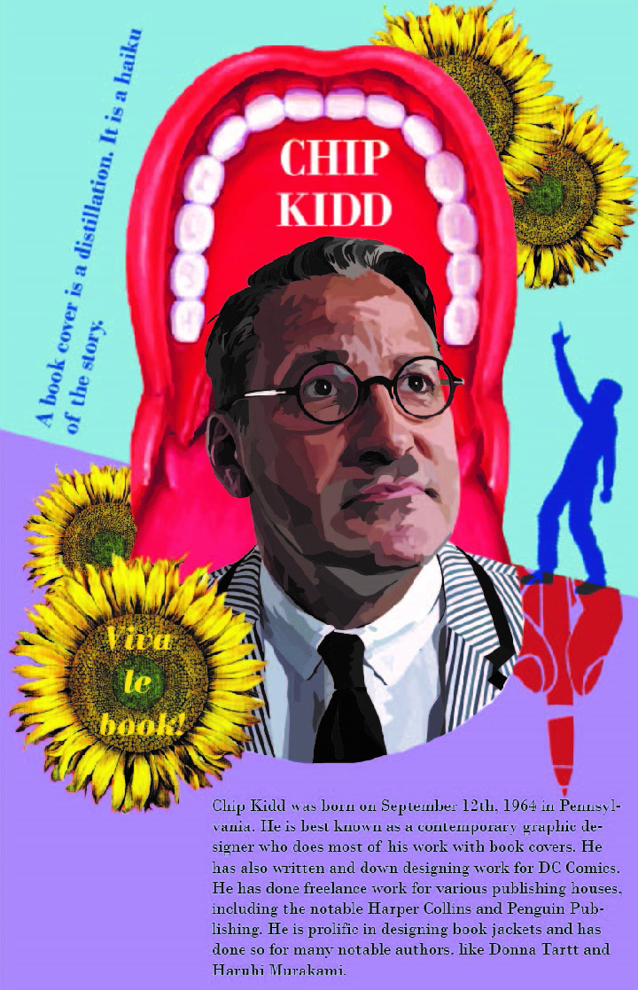 An illustration of Chip Kidd